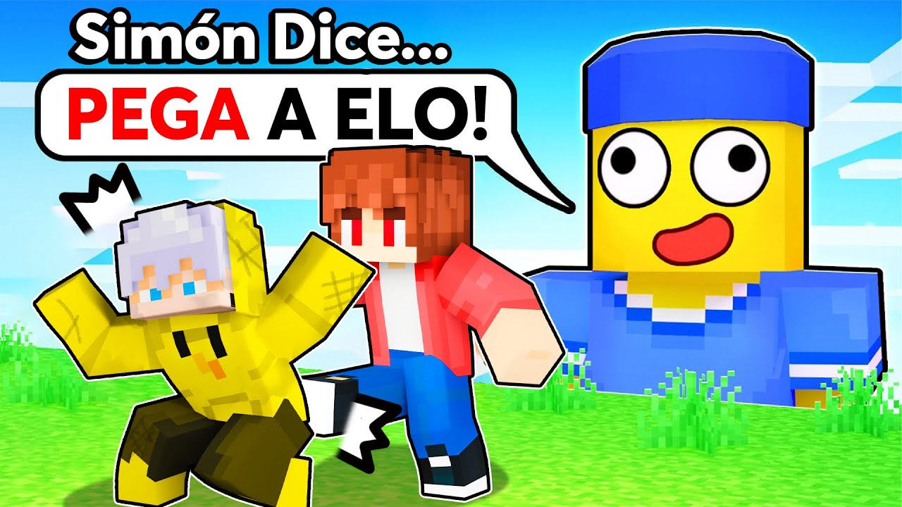Jugué SIMÓN DICE en Minecraft!