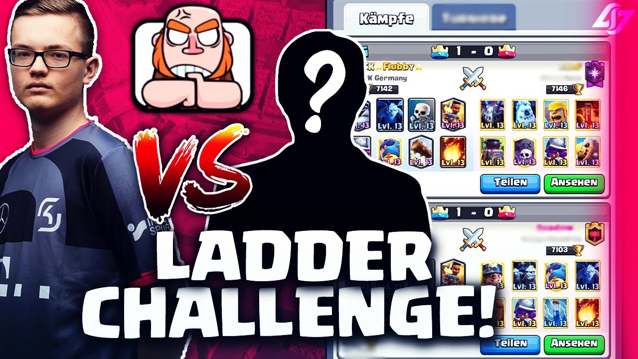 FLOBBY GEGEN PRO PLAYER! Wer schafft mehr Pokale?! | Clash Royale ...