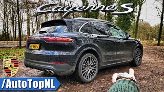 Porsche Cayenne S 2018 REVIEW POV Test Drive on AUTOBAHN by AutoTopNL