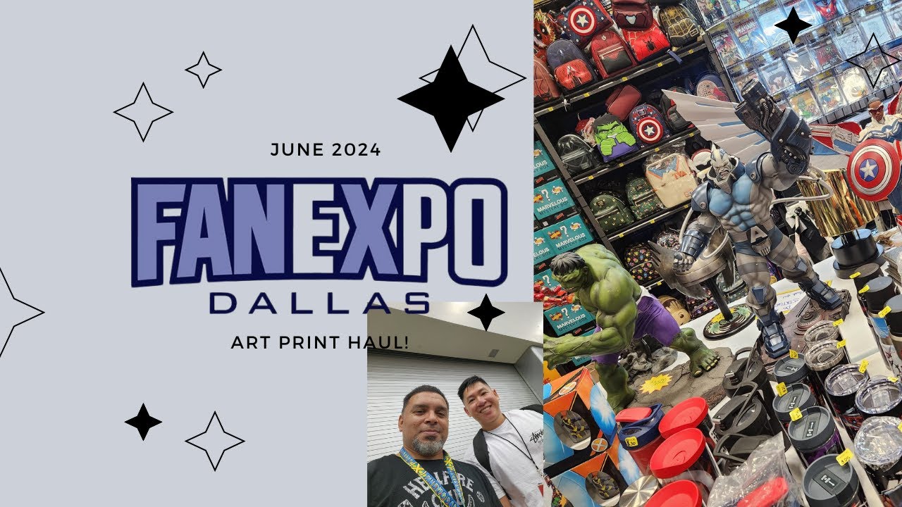 Dallas Fan Expo Art Print Haul \ 2024 - YouTube