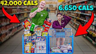 IFBB Pro vs Worlds Strongest Man grocery haul by Mitchell Hooper 85,631 views 1 month ago 12 minutes, 35 seconds