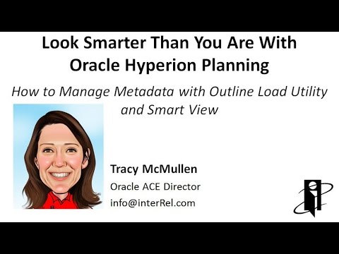 How to Manage Metadata with Outline Load Utility and Smart View