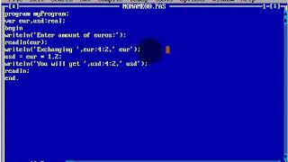Turbo Pascal Programming  #07 Cash machine App