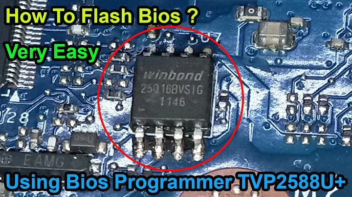 How To Flash Bios Chips or Eeprom Using TVP2588U+