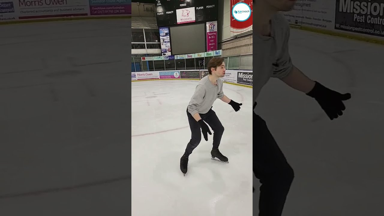 Want to generate more speed and power when you figure skate? #figureskating #iceskating #skating