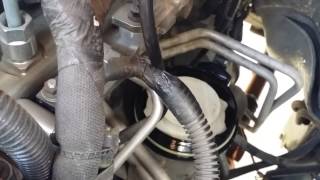 Installing Diesel Fuel Filter On 2012 6.7 Liter Mins
