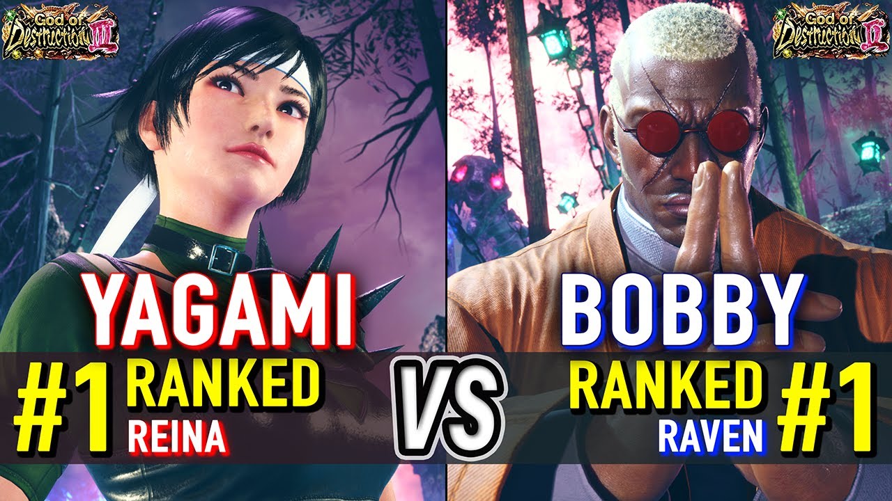 T8 🔥 YAGAMI (#1 Ranked Reina) vs BOBBY (#1 Ranked Raven) 🔥 Tekken 8 High Level Gameplay