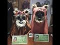Star Wars ROTJ Handmade Ewok Masks! Wicket & Chief Chirpa Plus Autograph By Warwick Davis!