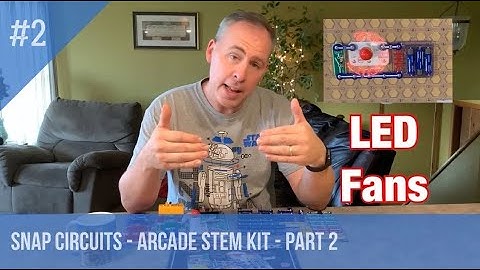 SNAP Circuit Activity 2/5: HOW TO Use LED Message FANS & MOTORS In Your ARCADE