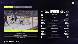 NHL 24: Dallas Stars vs. Colorado Avalanche, Game 4 of The Stanley Cup Playoffs in R2