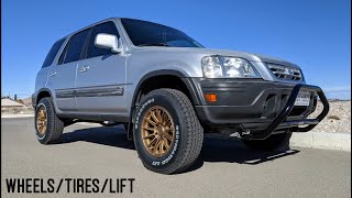 My Lifted CRV Gets OffRoad Tires and New Wheels  2001 Honda CRV AWD