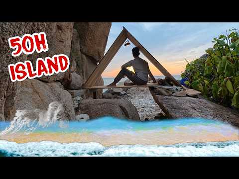 2 Days and 2 Nights on Lobster Island | Building a Shelter on the Rocks