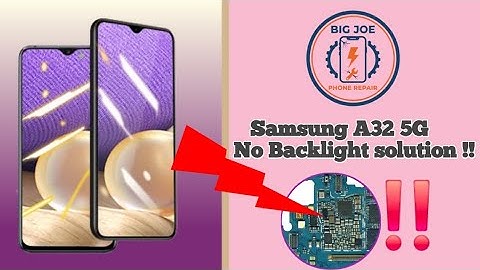 Samsung Galaxy A32  5G display solution. No Backlight fix 100% #Samsung #infinix #repair #tecno 
