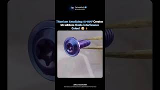 Titanium Anodizing#yt #shots #trend #viral#anodizing #video