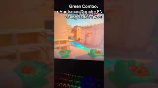El mejor combo verde de CS2 por solo 75€ (Huntsman Doppler + Fang Jade)
