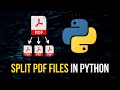 Splitting PDF Files with Python
