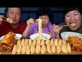 집에서 만든 유부초밥과 맛있는 잔치국수 먹방! (Fried tofu rice balls & Banquet noodles) 요리&먹방!! - Mukbang eating show