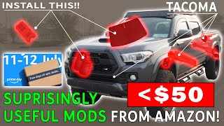 SURPRISINGLY USEFUL AMAZON MODS on the NEW Toyota Tacoma TRD Sport | PRIME DAY 2023