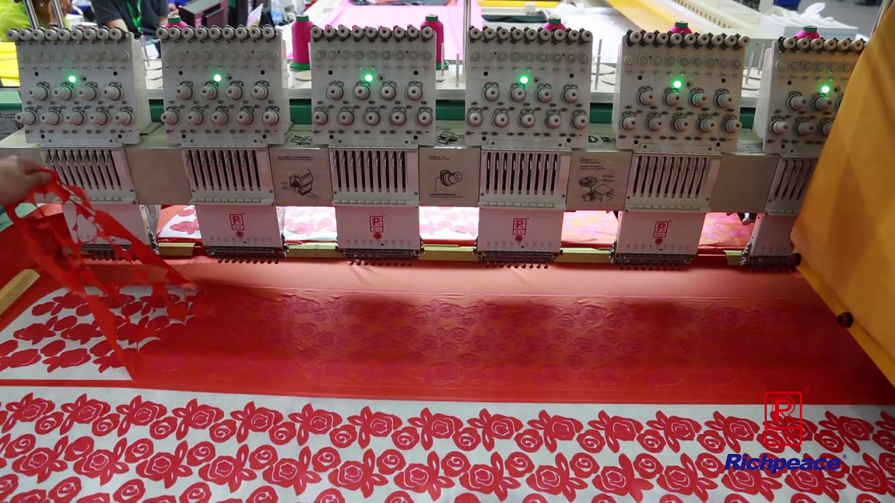 HỆ THỐNG CẦU LASER CỦA MÁY THÊURICHPEACE - Richpeace Laser Bridge For Embroidery Machines