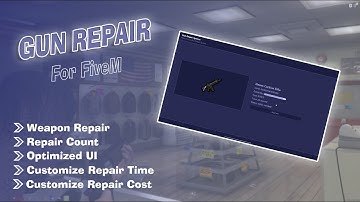 FiveM Weapon Repair Script (QBCore/ESX/QBox) | Blacklist, Cost & More | [OX Inventory]