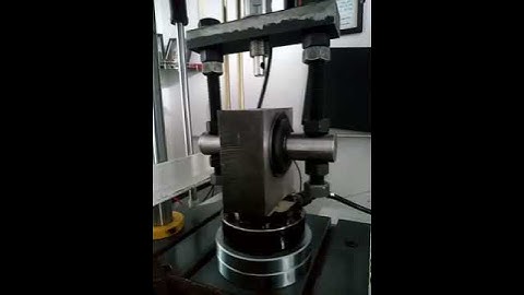 Fatigue testing of automotive rubber vibration isolator suspension components