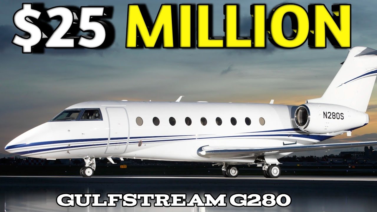 Inside The $30 Million Gulfstream G280 – Super Midsize Jet Beast #jet #luxury 