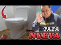 🚽 Le cambiamos el sanitario a #WalterÁlvarez 🚾 || Cómo cambiar un WC por uno MODERNO ?