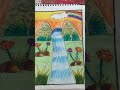 New oil pastel painting