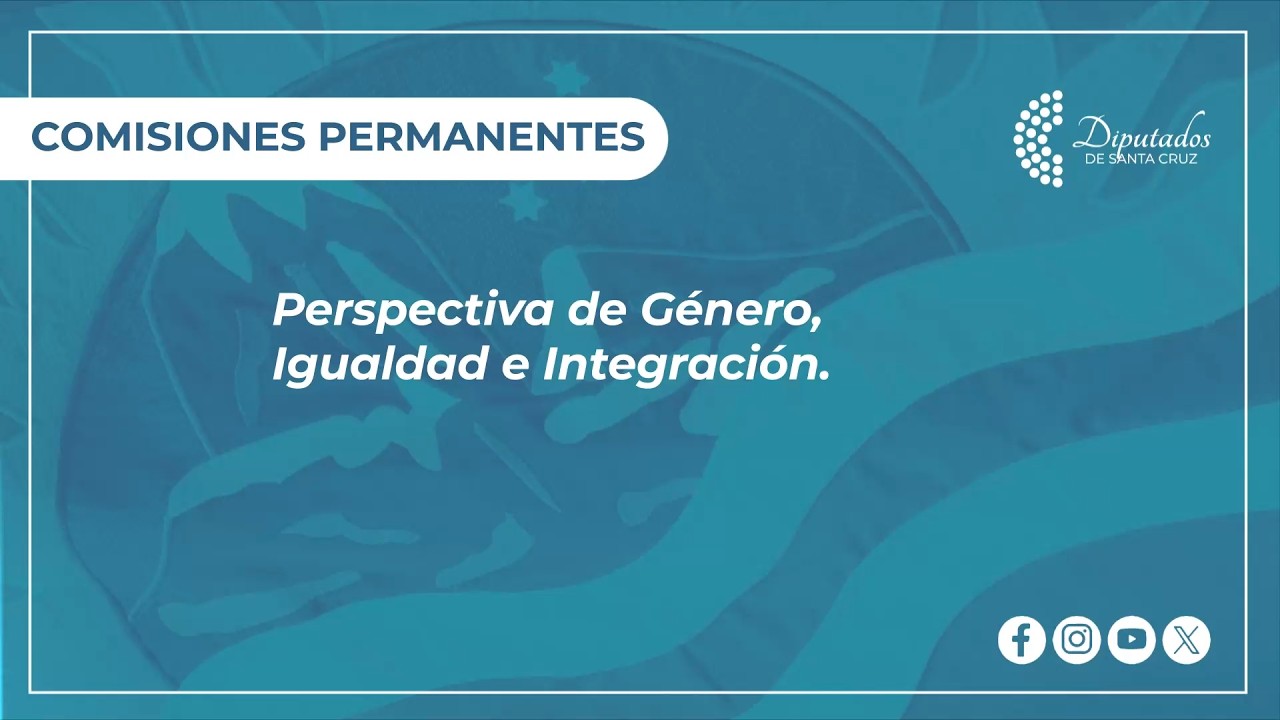 COMISIONES PERMANENTES | PERSPECTIVA DE GÉNERO, IGUALDAD E INTEGRACIÓN