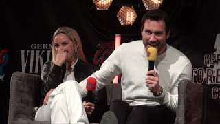 VIKINGS CON 2023 Germany LUCY MARTIN & CLIVE STANDEN are engaged full Panel Engagement live on stage