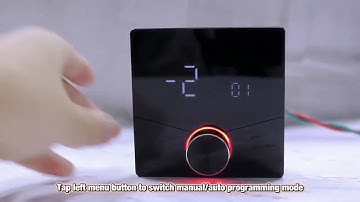 MOES Smart Knob Thermostat Temperature Controller For Water Gas Boiler Electric Heating