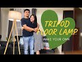 DIY Tripod Floor Lamp | Home Makeover