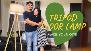 DIY Tripod Floor Lamp | Home Makeover