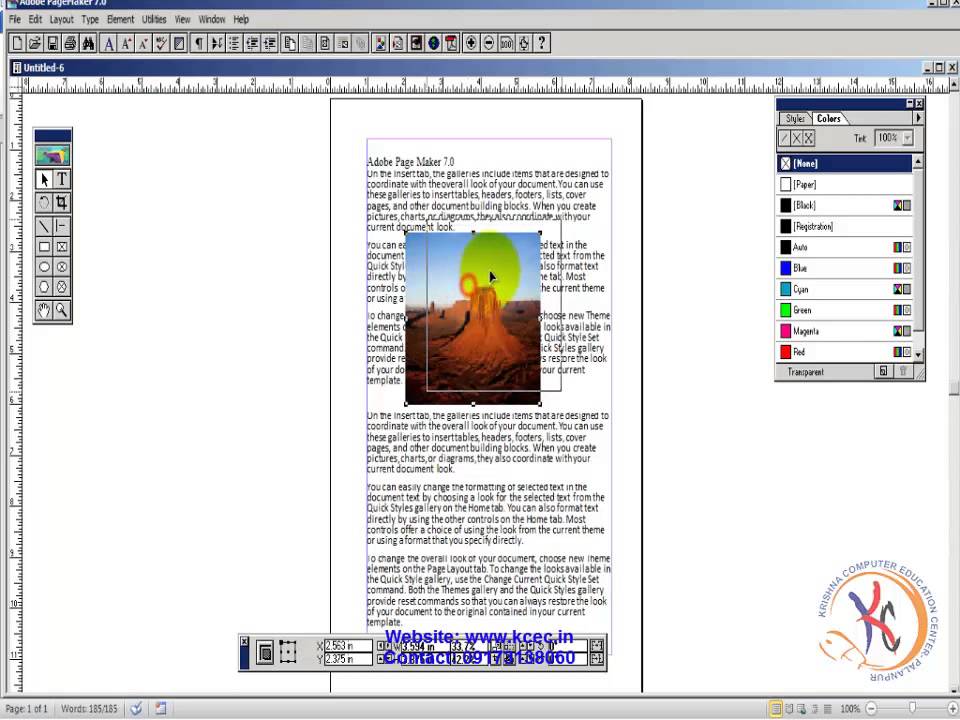 pagemaker tutorial in hindi 14 final work page maker text page maker