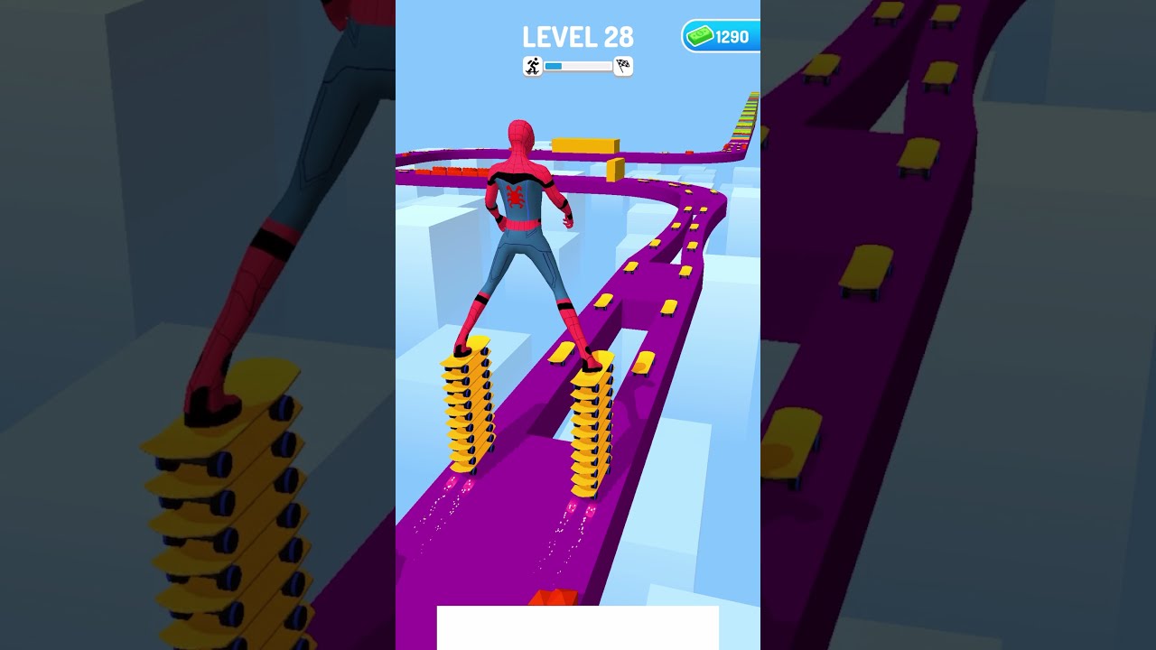 Skater Stacker | All Levels Gameplay Walkthrough #shorts 28 - YouTube