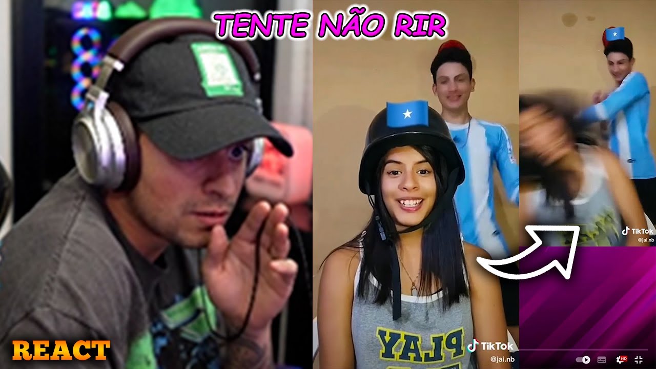 LOUD CORINGA REAGINDO À MEMES ENGRAÇADOS - TENTE NÃO RIR