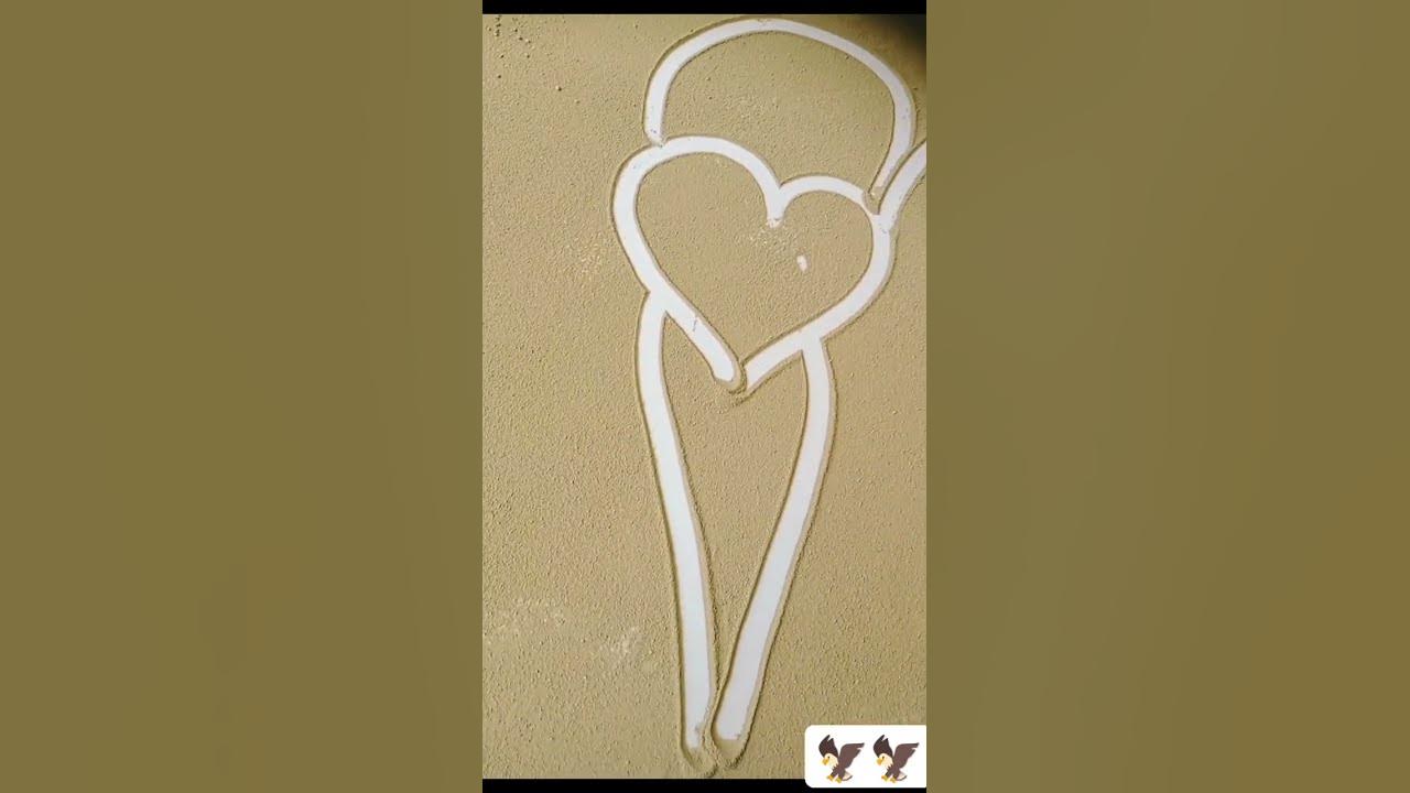 how-to-make-bird-from-heart-bird-creativity-youtubeshorts