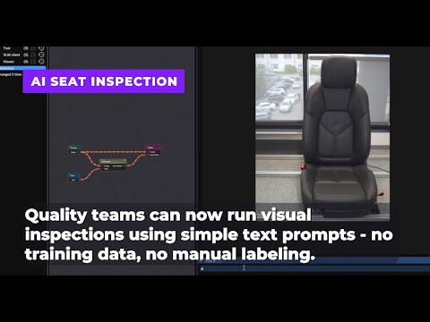 AI Seat Inspection with Text Prompts — No Training Data, No Code, No Labeling