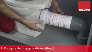 Jak podłączyć WC za pomocą rury elastycznej?