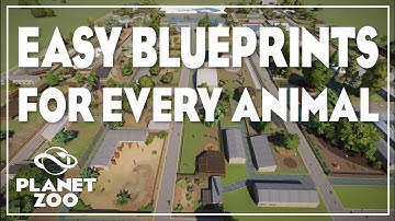 Starter Habitat Series Steam Workshop blueprints | Planet Zoo