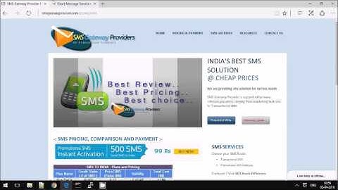 Bulk SMS Gateway - India