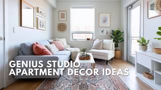 Genius Studio Apartment Decor Ideas for a Cozy and Functional Home
