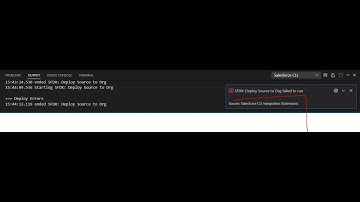 "SFDX: Deploy Source to Org failed to run" Deployment problem