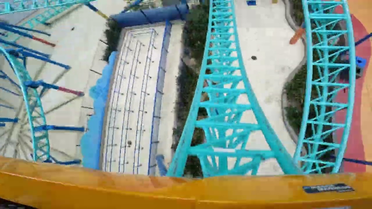 GoPro ride on SpongeBob Rock Bottom Plunge at Mall of America