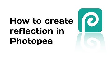 How to create reflection in Photopea
