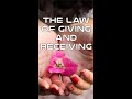 The Law of Giving and Receiving #Shorts