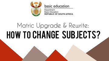 2025 MATRIC HERSCHRIJVEN & UPGRADEN | ONDERWERPEN WIJZIGEN