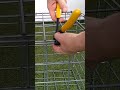 Reinforcing & Tightening Base of a Gabion with CL35 Clips