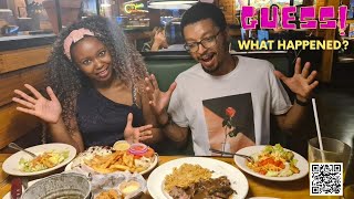 We ate at the Texas Roadhouse in Merida, Mexico and this happened…