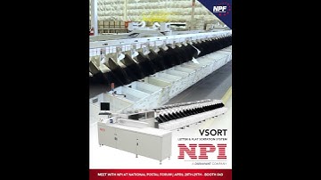 Vsort by NPI - built for high-volume letter and flats sortation performance!